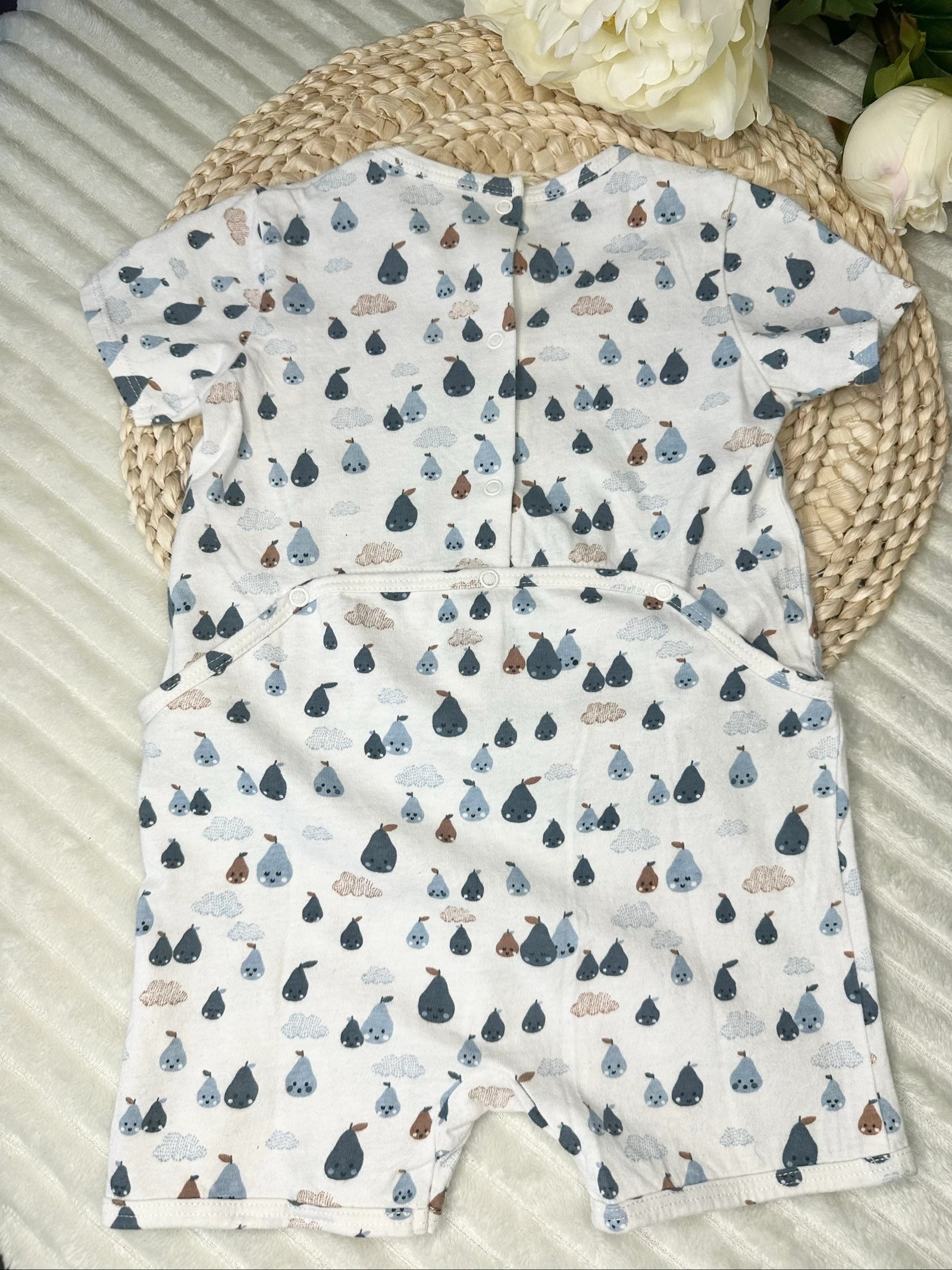Mono Vertbaudet 18 meses blanco azul marrón – photo 5